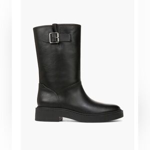 Vince Kline Women’s Black Leather Riding Boots Size 9 NWT